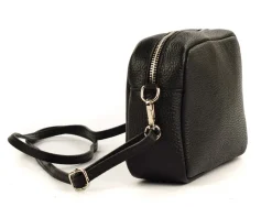 Borsa a tracolla in pelle BP06 Nera