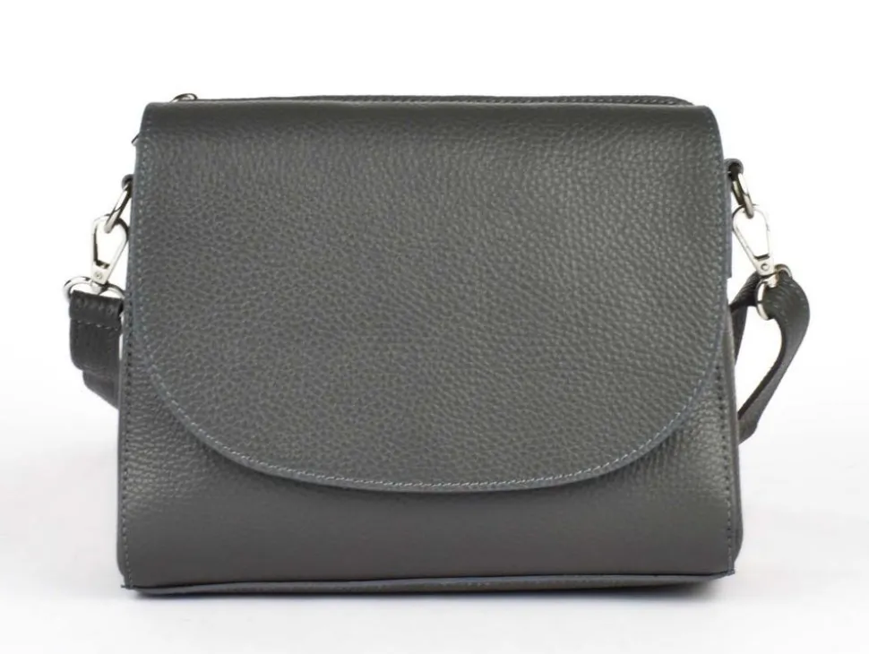 Borsa a tracolla in pelle 20008 Cenere