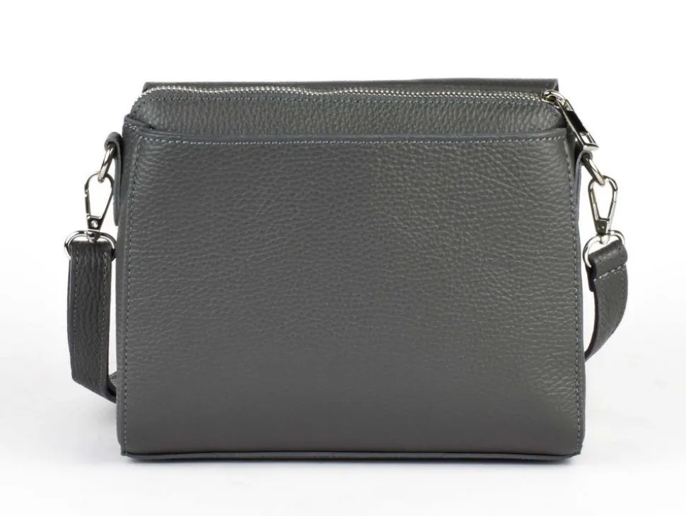Borsa a tracolla in pelle 20008 Cenere