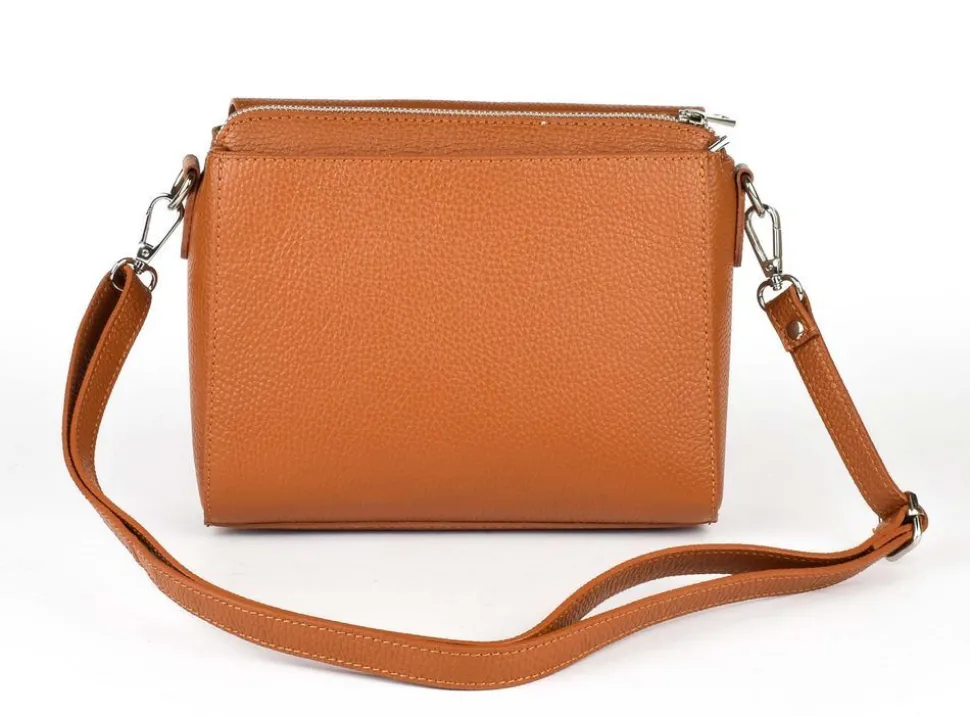 Borsa a tracolla in pelle 20008 Cuoio