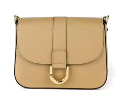Borsa a tracolla in pelle 20158 Ecru