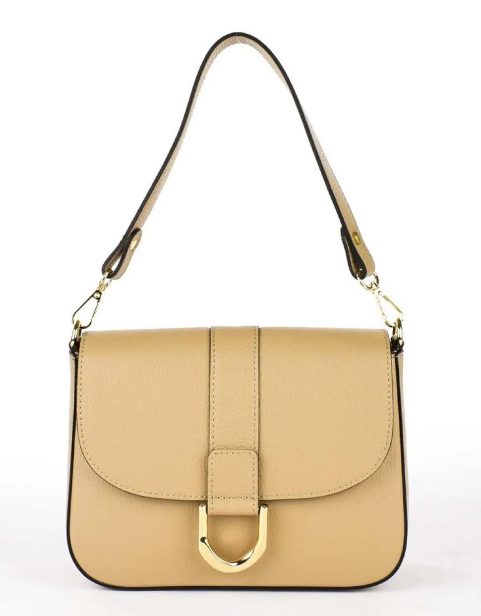 Borsa a tracolla in pelle 20158 Ecru