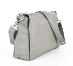 Borsa a tracolla in pelle 20103 Grigia