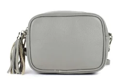 Borsa a tracolla in pelle 20102 Grigia