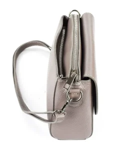 Borsa a tracolla in pelle 20008 Grigia