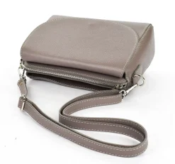 Borsa a tracolla in pelle 20008 Grigia