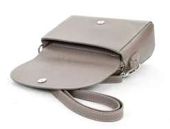 Borsa a tracolla in pelle 20008 Grigia