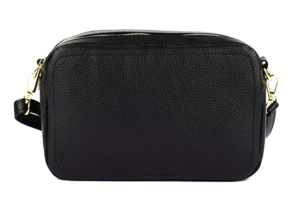 Borsa a tracolla in pelle 20104 Nera