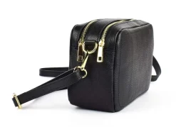 Borsa a tracolla in pelle 20104 Nera