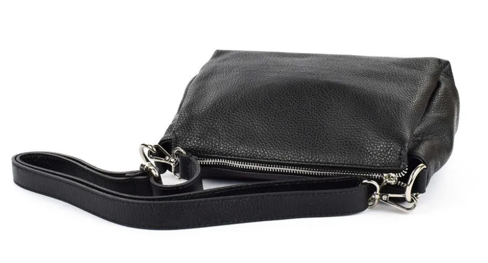 Borsa a tracolla in pelle 20103 Nera
