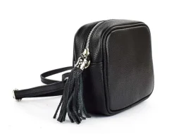 Borsa a tracolla in pelle 20102 Nera