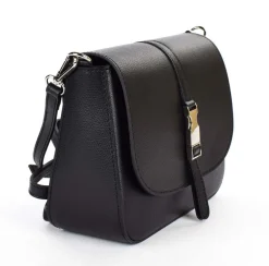 Borsa a tracolla in pelle 20092 Nera