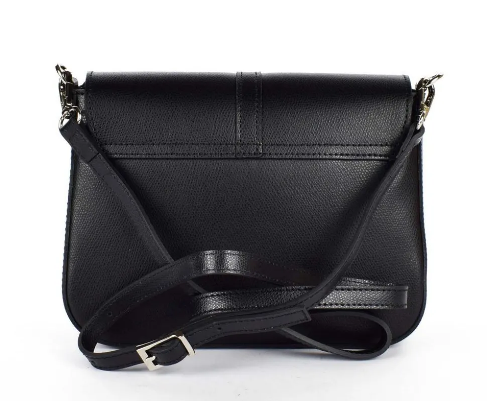 Borsa a tracolla in pelle 20092 Nera