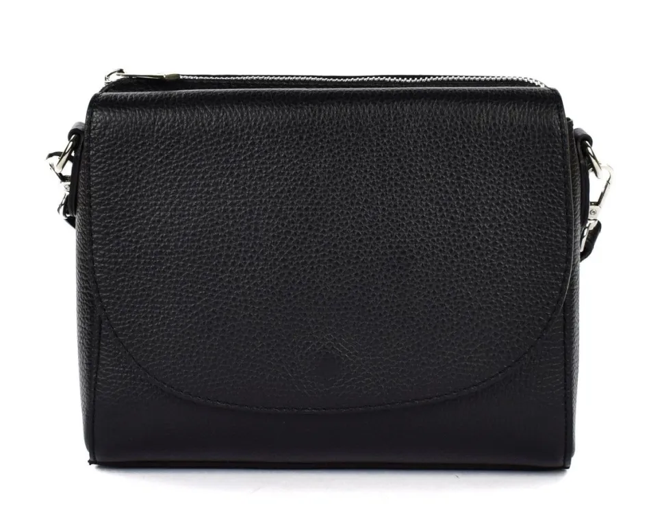 Borsa a tracolla in pelle 20008 Nera