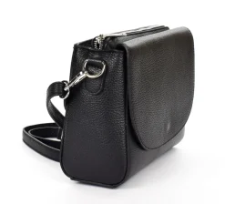 Borsa a tracolla in pelle 20008 Nera