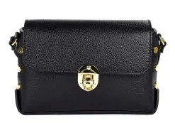Borsa a tracolla in pelle 20001 Nera