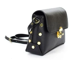 Borsa a tracolla in pelle 20001 Nera