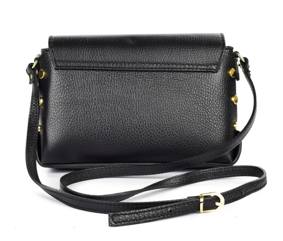 Borsa a tracolla in pelle 20001 Nera