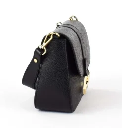 Borsa a tracolla in pelle 20158 Nero