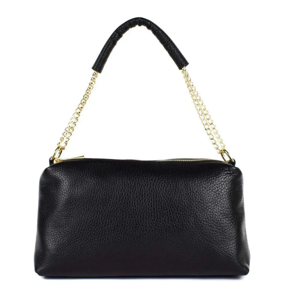 Borsa a tracolla in pelle 20169 Nero
