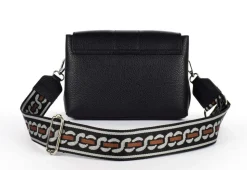 Borsa a tracolla in pelle 20171 Nero