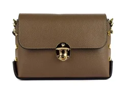 Borsa a tracolla in pelle 20001 Taupe