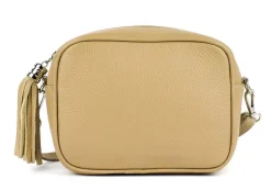 Borsa a tracolla in pelle 20102 Taupe
