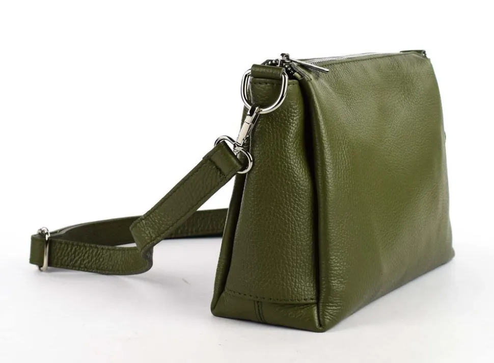 Borsa a tracolla in pelle 20103 Verde