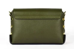 Borsa a tracolla in pelle 20001 Verde