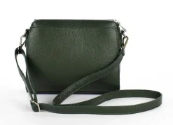 Borsa a tracolla in pelle 20008 Verde Scuro