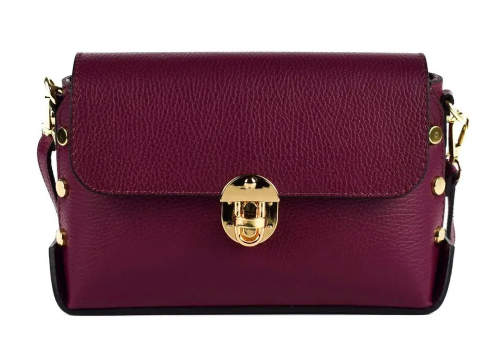 Borsa a tracolla in pelle 20001 Vinaccia