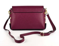 Borsa a tracolla in pelle 20001 Vinaccia