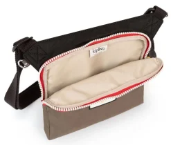 Borsa a tracolla Kipling Almiro Valley Taupe Bl