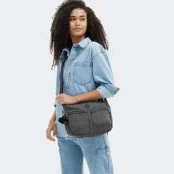 Borsa a tracolla Kipling Izellah Black Peppery