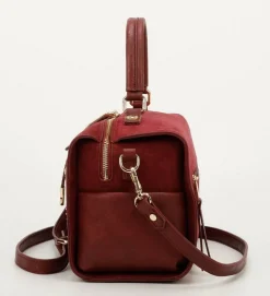 Borsa bauletto Mimì-Muà Bordeaux