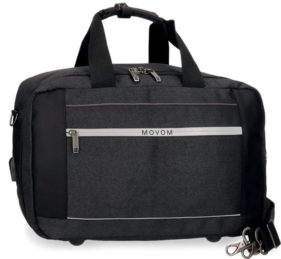 Borsa cabina Movom Trimmed Nera 40x25x20