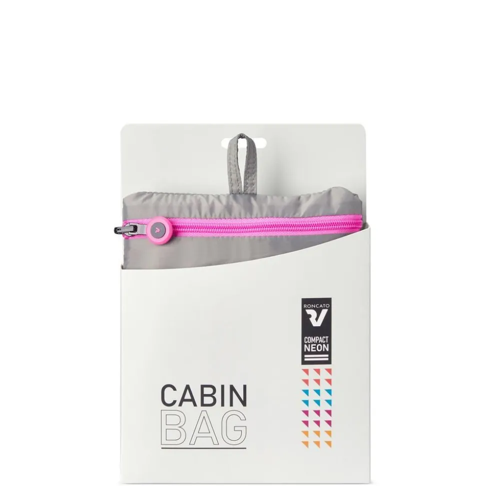 Borsa cabina pieghevole 40x25x20 Roncato Compact Neon 2011 Grigio