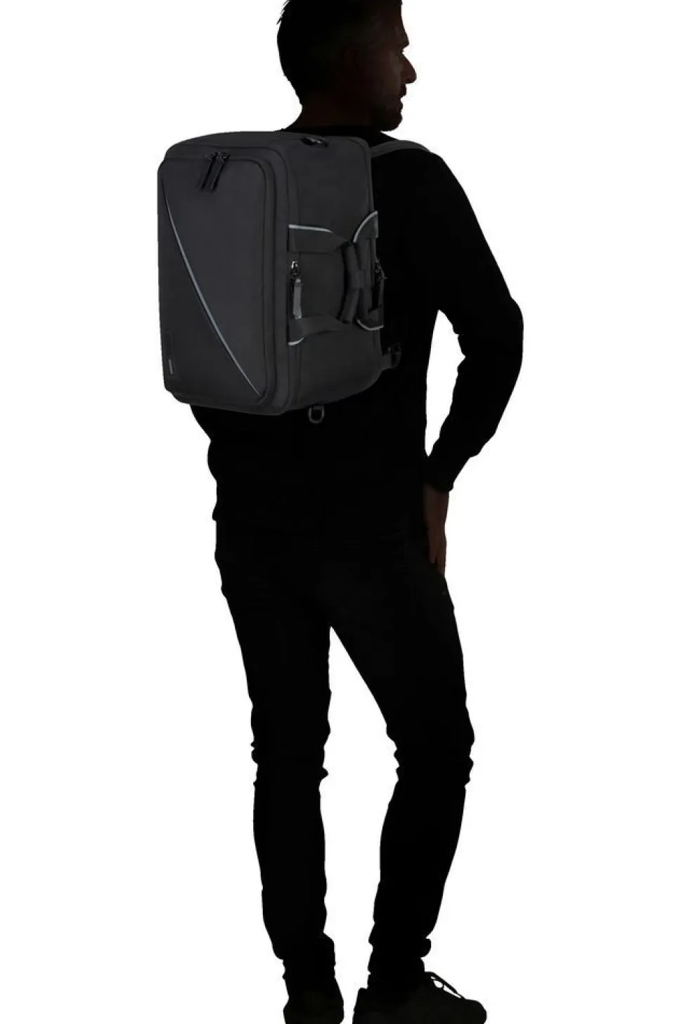 Borsa cabina zaino 40x20x25 American Tourister Take2Cabin Nero