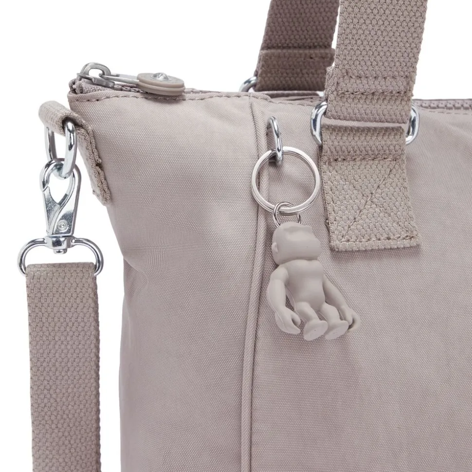 Borsa con tracolla Kipling Amiel Grey Gris