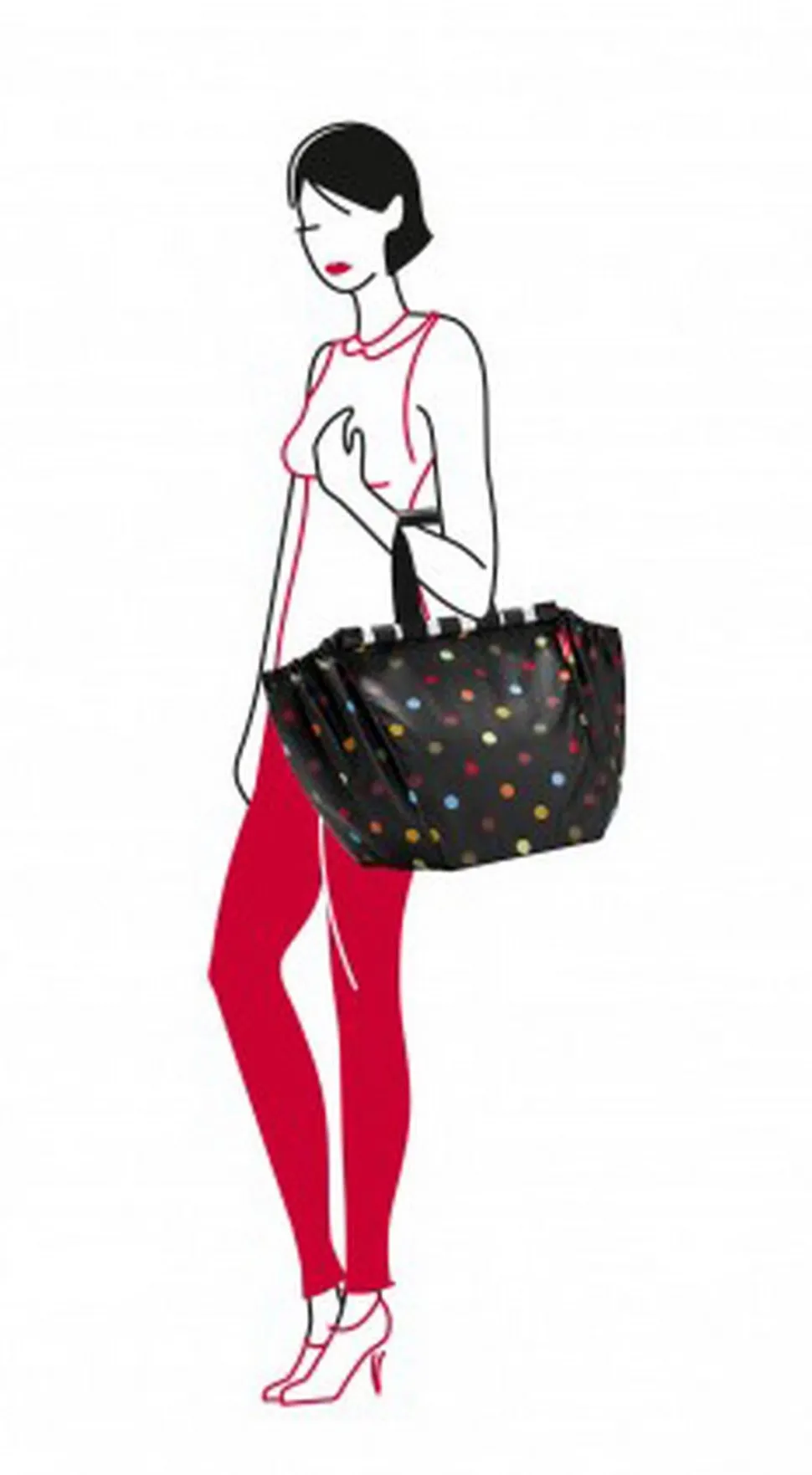 Borsa da spesa Reisenthel Easyshoppingbag Dots
