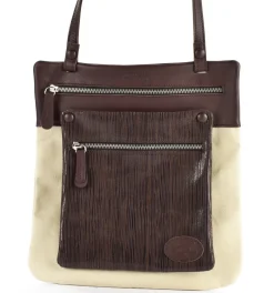 Borsa donna Emporio Cattani Vera Righe Moro