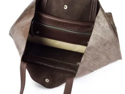 Borsa donna Emporio Cattani Vera Righe Moro