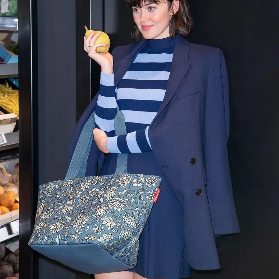 Borsa donna Reisenthel shopper M Dahlia Blue