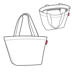 Borsa donna Reisenthel shopper M Nera