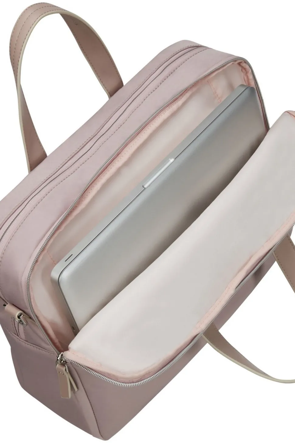 Borsa lavoro donna 2 comparti 15,6" Samsonite Eco Wave Stone Grey