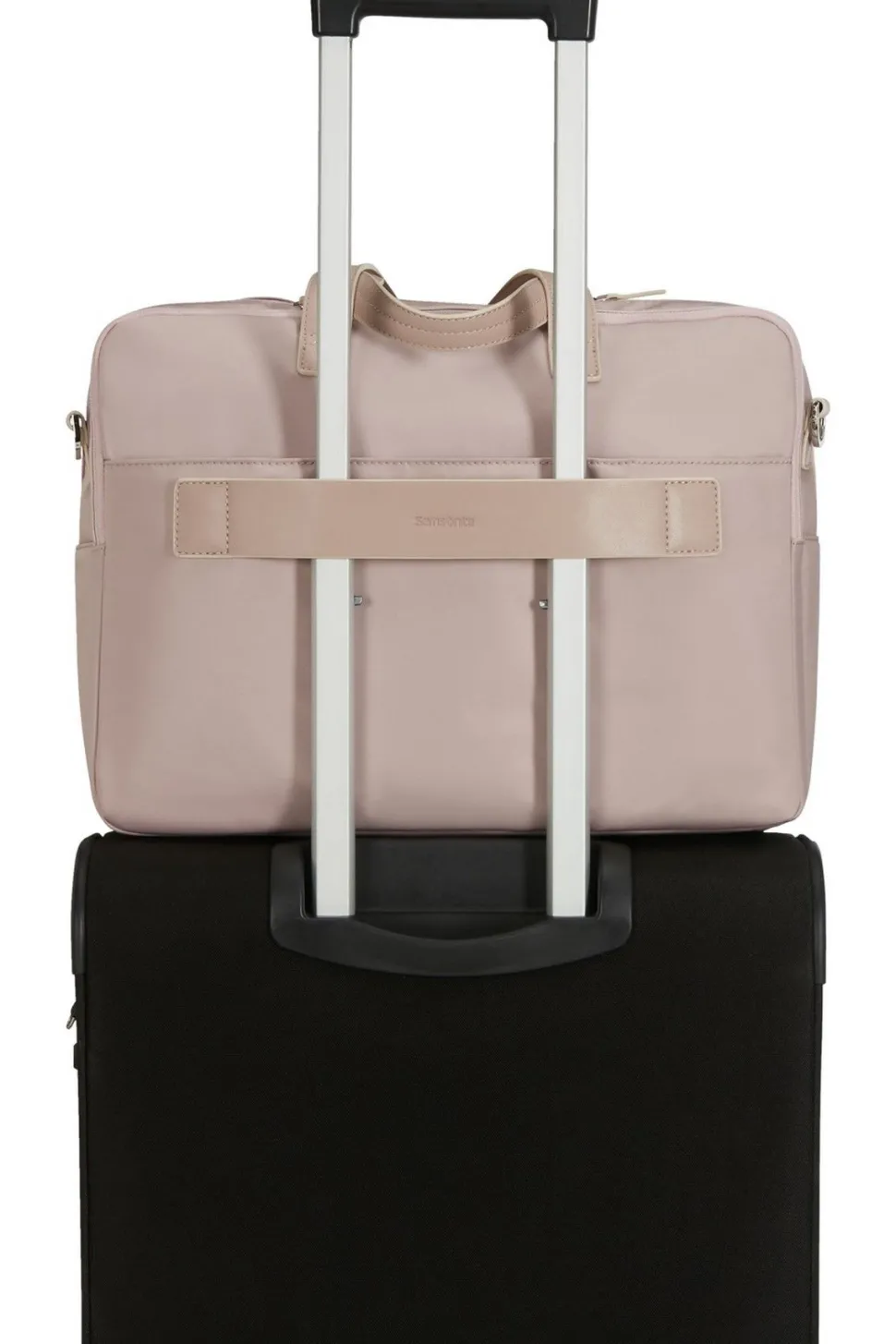Borsa lavoro donna 2 comparti 15,6" Samsonite Eco Wave Stone Grey