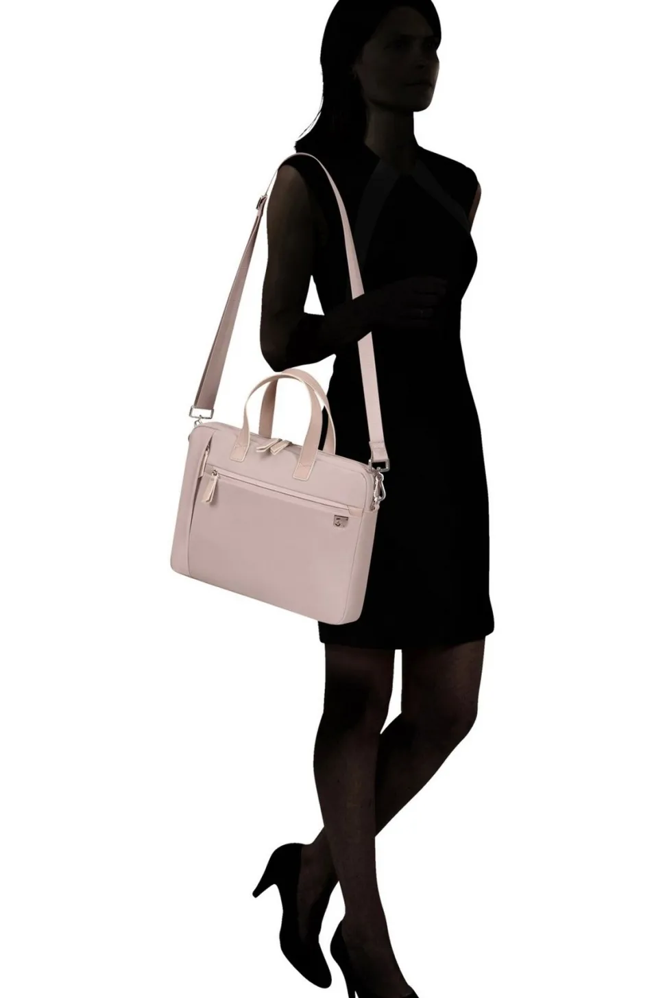 Borsa lavoro donna 15,6" Samsonite Eco Wave Stone Grey
