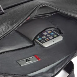 Borsa lavoro in pelle Roncato Alaska 2428 Nero