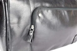 Borsa Messenger in pelle Acciaio 8359 Nera