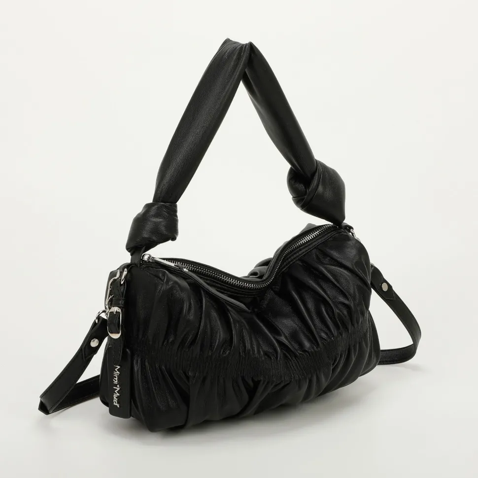 Borsa piccola a spalla e tracolla Mimì-Muà Nera